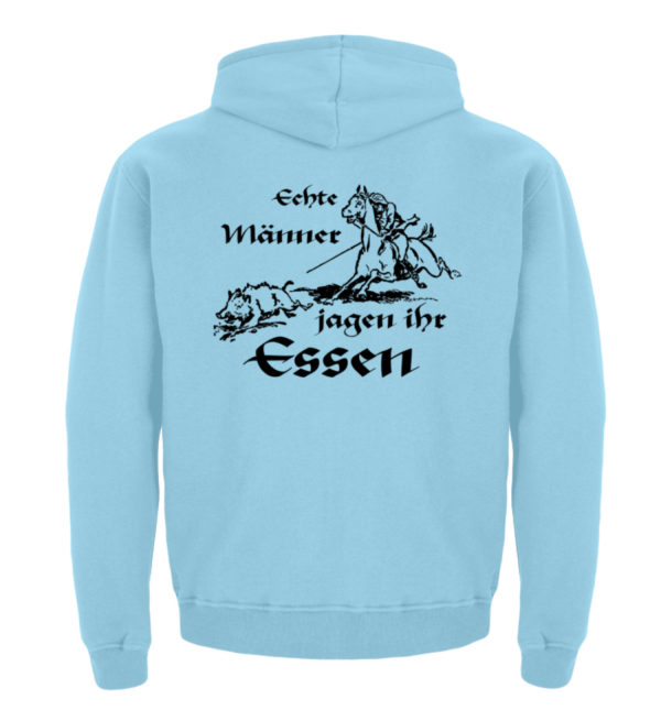 Echte Männer jagen ihr Essen. Homage an den Jäger und echten Mann - Kinder Hoodie-674