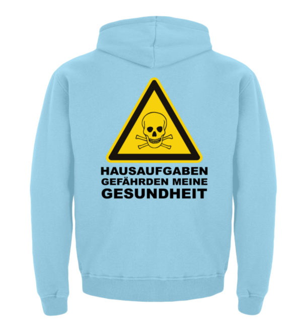 Lustiges Schul Tshirt. Hausaufgaben gefährden meine Gesundheit. - Kinder Hoodie-674