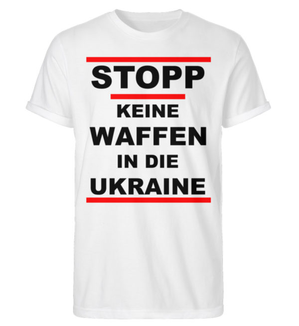 Keine Deutschen Waffenlieferungen an die Ukraine. - Herren RollUp Shirt-3