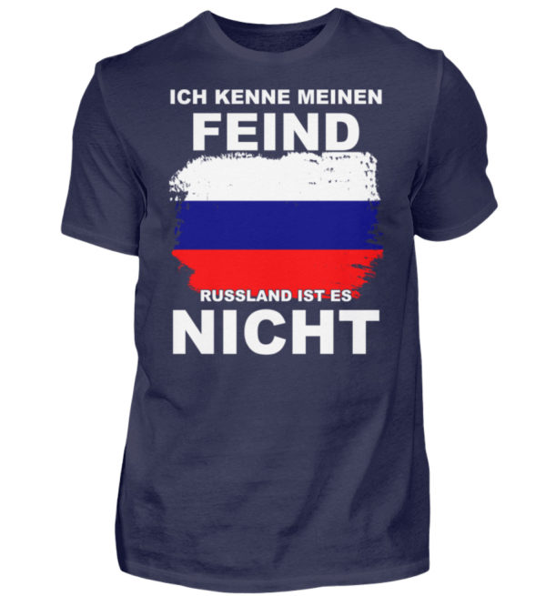 Ich kenne meinen Feind und ist es nicht. Anti-Krieg - Herren Shirt-198