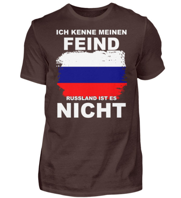 Ich kenne meinen Feind und ist es nicht. Anti-Krieg - Herren Shirt-1074