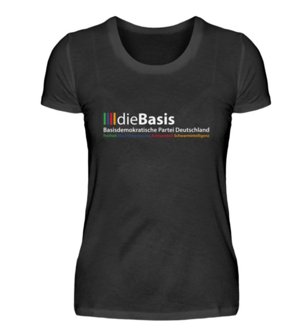 Shirt für Mitglieder der Partei dieBasis - Damen Premiumshirt-16