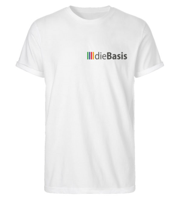 Shirt für Mitglieder der Partei dieBasis - Herren RollUp Shirt-3