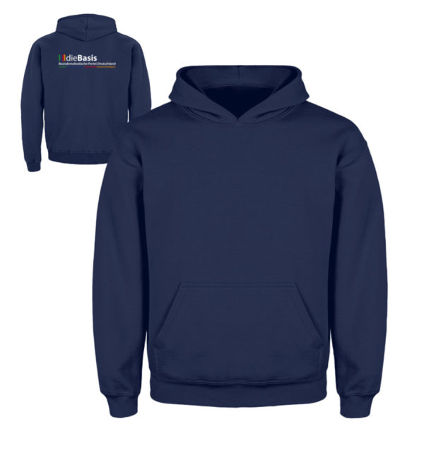 Shirt für Mitglieder der Partei dieBasis - Kinder Hoodie-1676