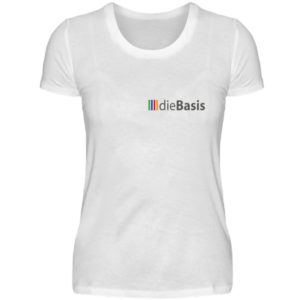 Shirt für Mitglieder der Partei dieBasis - Damen Premiumshirt-3