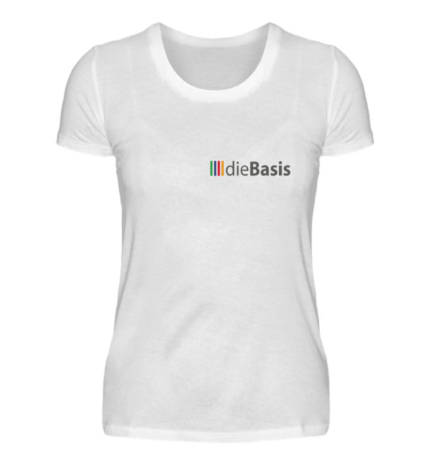 Shirt für Mitglieder der Partei dieBasis - Damen Premiumshirt-3